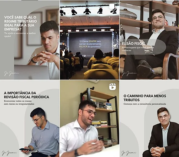 Exemplo de feed produzido pela iRobusti para o serviço de identidade visual